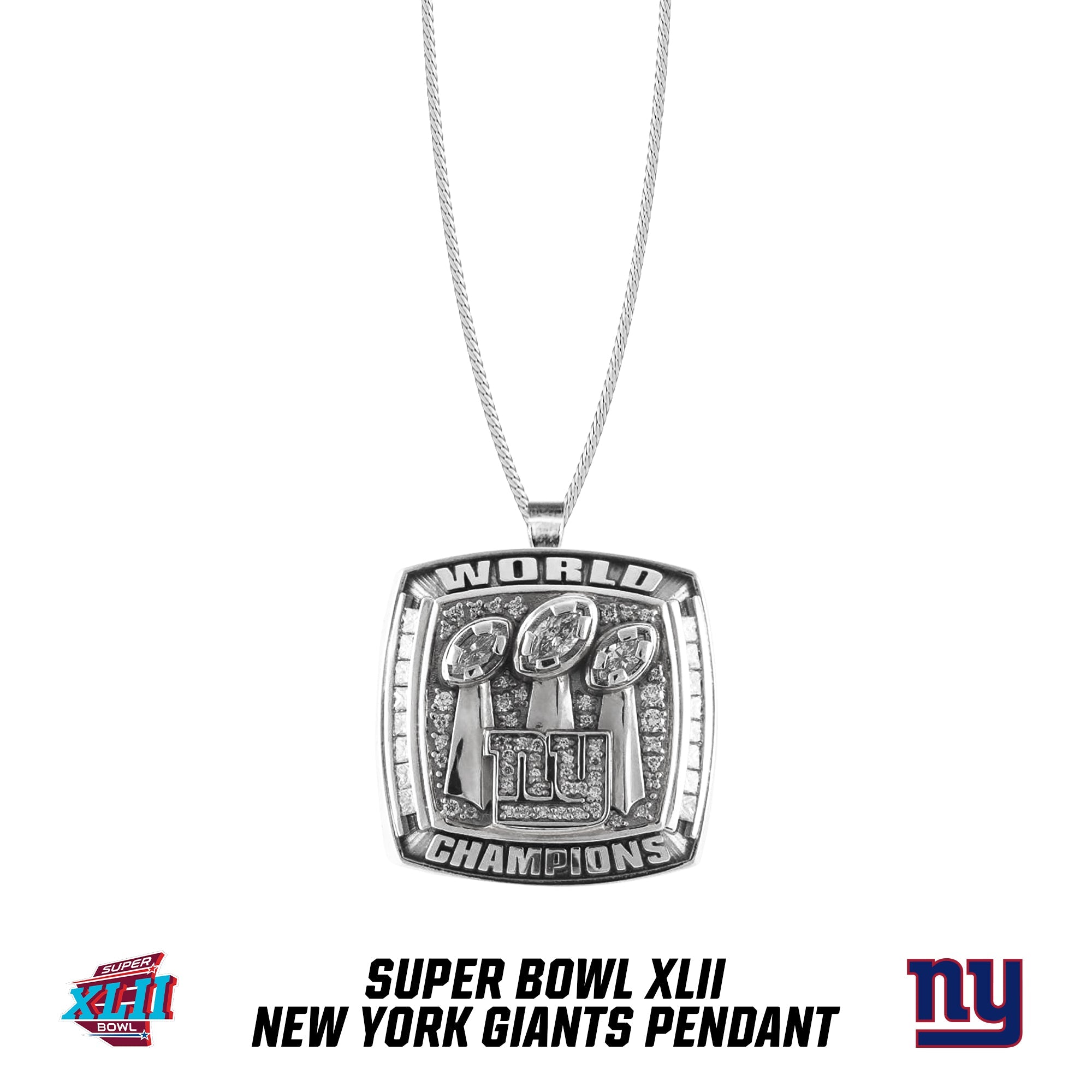 2007 season New York Giants Super Bowl XLII Pendant