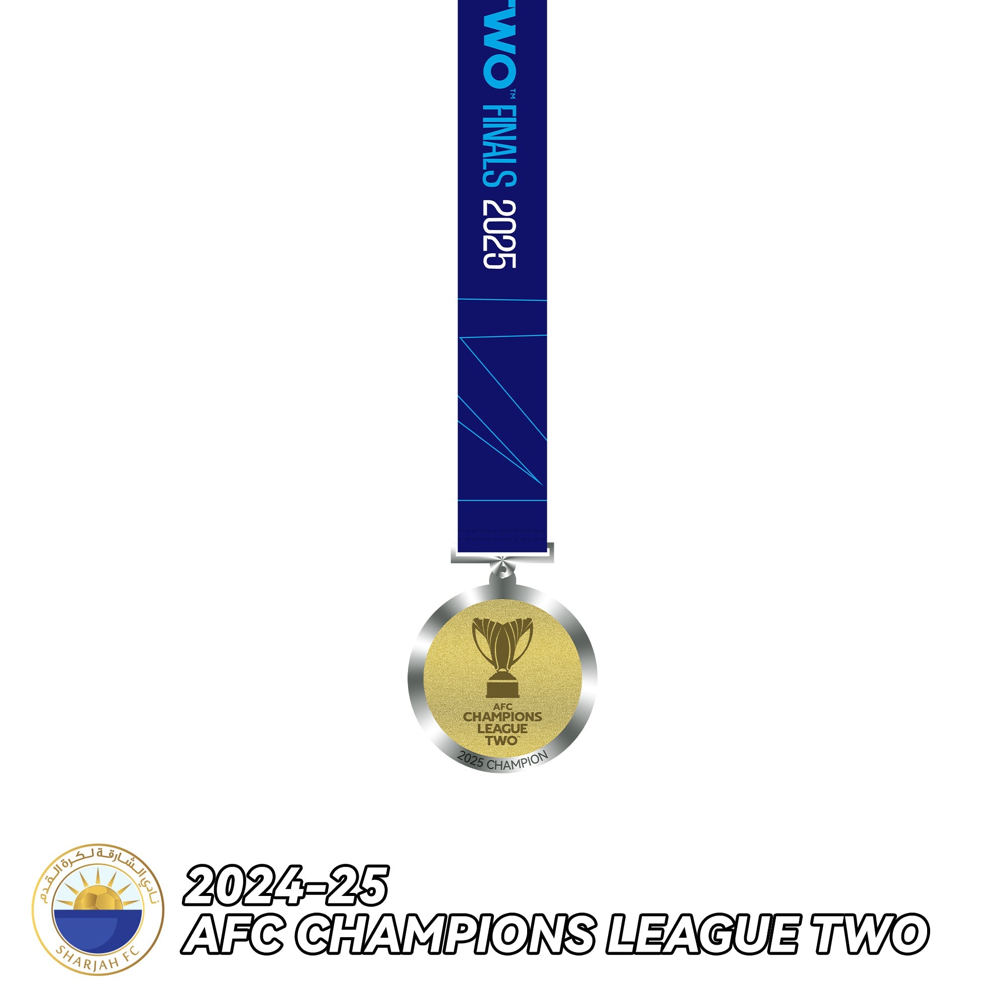 2024-25 Sharjah AFC Champions League Two Champions Medal Frame（Medal Included）