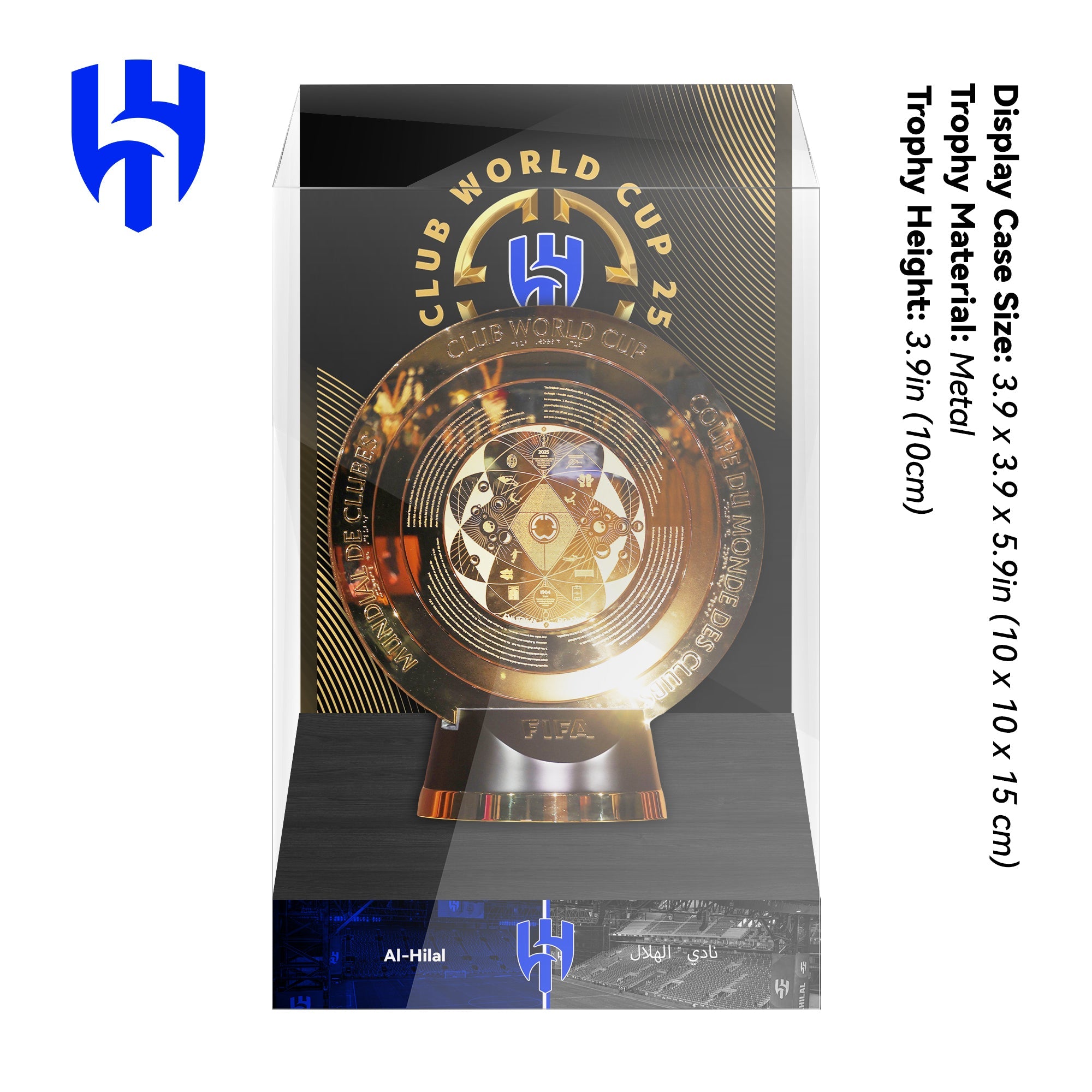 Al-Hilal 2025 FIFA Club World Cup Trophy Display Case