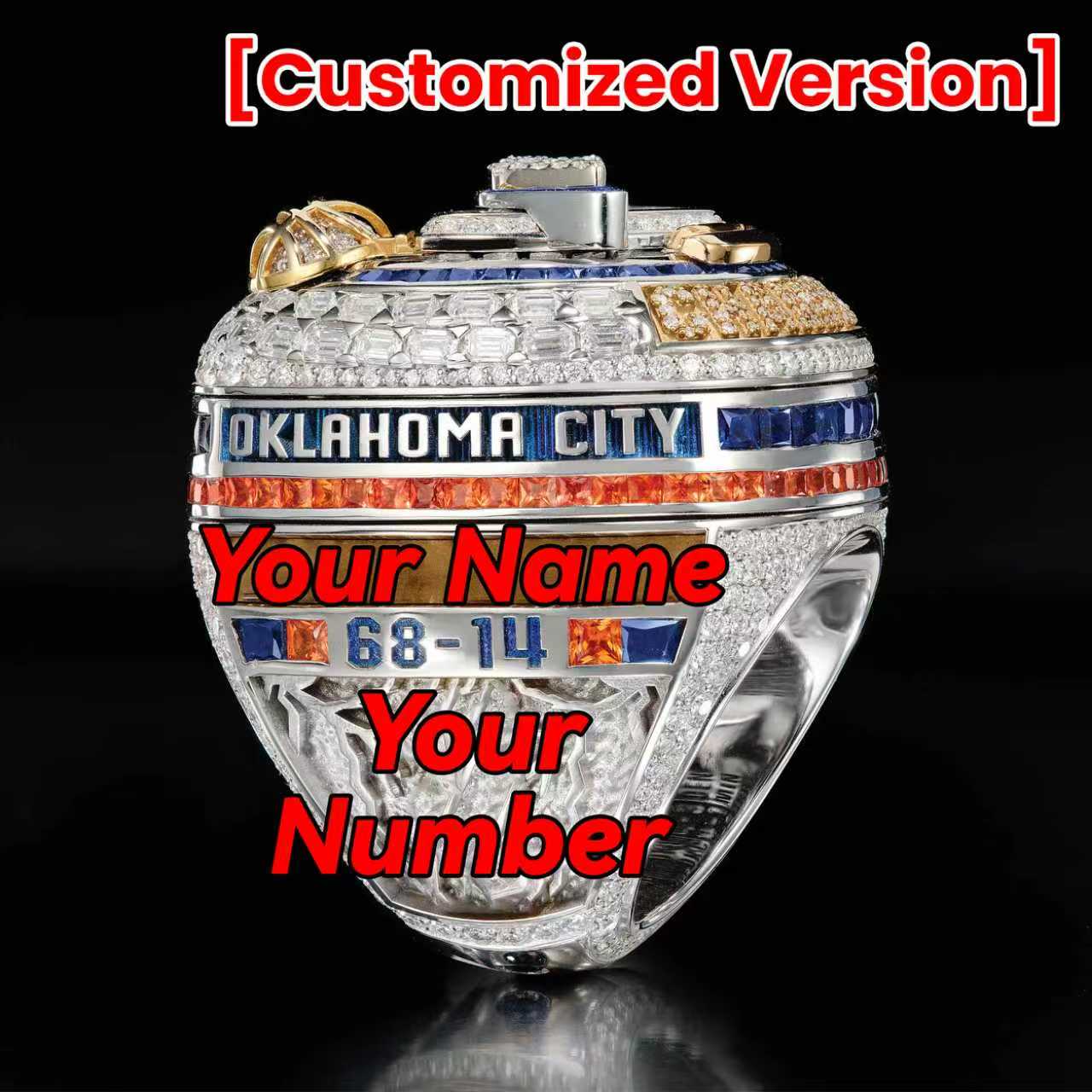 【Official Version】2025 Oklahoma City Thunder NBA Championship Rings