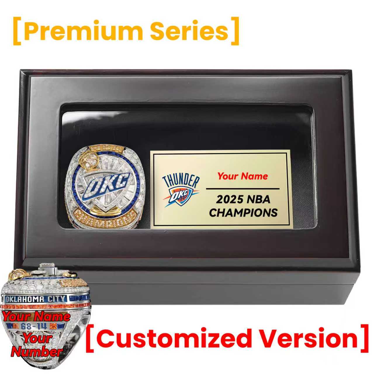 [Premium Version] 2025 Oklahoma City Thunder NBA Championship Rings